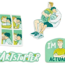Out Heartstopper Boy Meets Boy Stickers