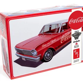 AMT 1/25 1963 Chevy II Nova Wagon W/Crates Coke (1353)