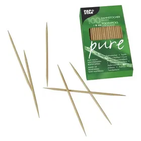 Papstar Tannpirker PURE 8cm tre (100)