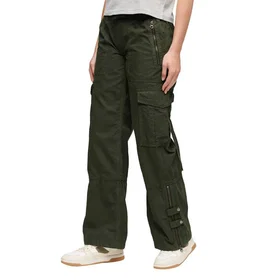 Superdry W7010914A Wide-leg Cargo Byxor (Dam)