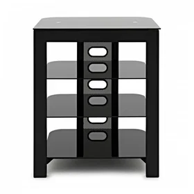 AVCOM Hi-Fi Rack Cabinet Black