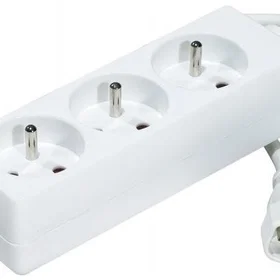 Neklan 3-Way Power Strip För UPS Vit 808510