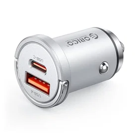Orico MiniRing Pro MR-45-1A1C-SV-EP-HU Kakso USB-A + USB-C Autolaturi 45W