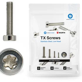 CNCKitchen Countersunk Screw Ruostumaton teräs A2 M3x30mm 1-pack TC-S-M3x30
