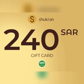 Shukran Gavekort 240 SAR