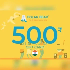 Polar Bear Carte Cadeau 500 INR