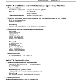 Neudorff Spray mot skadeinsekter og bladlus 400ml