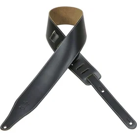 Levy's DM17-BLK 6,4 Cm Svart Lærrem for gitar