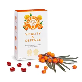 BERRYOMG Vitality & Defence Dyrevitaminer & Tilskudd 90kapslar