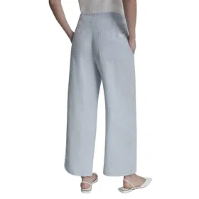 DKNY Cropped Wide Leg Jeans (Dam)