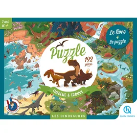 Puzzle Find and Seek Dinosaurs 192 Pieces