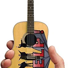AXE HEAVEN Fab Four Help! Tribute Miniature Acoustic Guitar Replica 066123945040