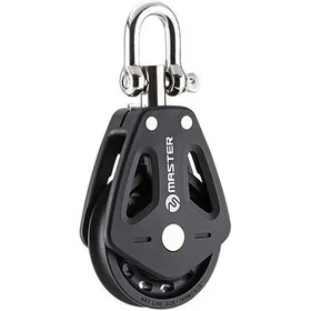 Tersma Single Bearing Pulley 72 Mm Black