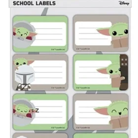 The Mandalorian Expressions School Labels