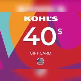 Kohl's Presentkort 40 USD