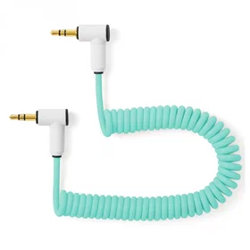 myVolts 3.5mm Angled Jack Coiled Cable 0.2m ACV3SB