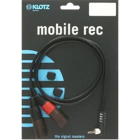 Klotz Y Kabel Stereo Minijack til 2x XLR Han 3m
