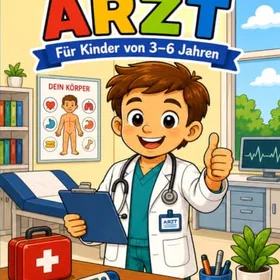 Mein Ausmalbuch Arzt Färgläggningsbok för barn