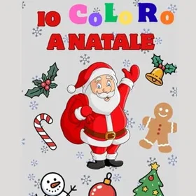 iO Coloro A Natale Färgläggningsbok för barn
