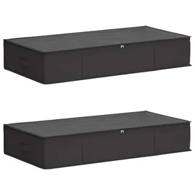 vidaXL Storage Box Fabric 100x50x18cm 2-pack