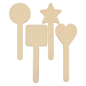 Colorations DIY Wooden Stick Shapes