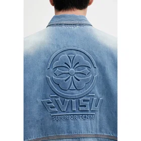Evisu Fabric Blocking Denim Takki (Miesten)