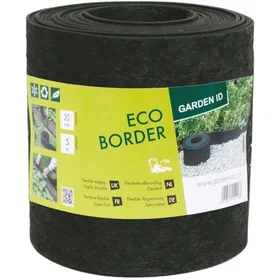 GARDEN ID Bordure Jardin Caoutchouc 5m x 20cm Flexible