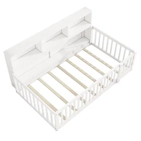 Hauss Lit Avec Rangement 90x200cm