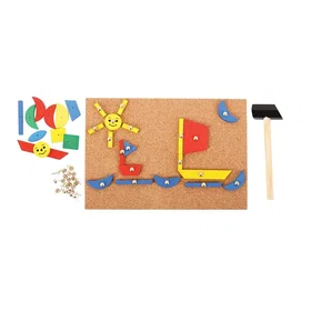 Bigjigs Pin-a-Shape Set Kunstkit