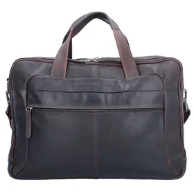 The Chesterfield Brand Wax Pull Up Kirjapussi Ruskea