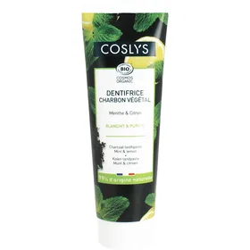 Coslys Økologisk Kull Lemon Mint Tannkrem 100g