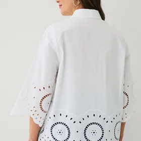 Ellos Brodert Skjorte (Dame)
