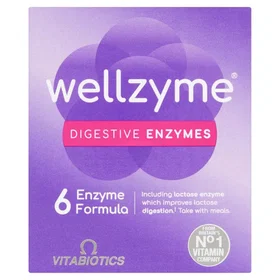 Vitabiotics Wellzyme Digestive Enzymes 60 Capsules