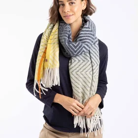 Weird Fish Jadida Zig-Zag Scarf
