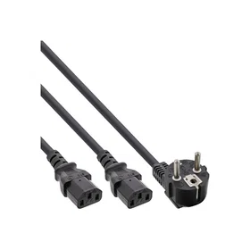 InLine 16657F Strømkabel 5 m 2 x C13-stik