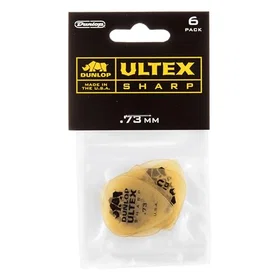 Jim Dunlop 433P073 Ultex Sharp 0.73mm 6-pack