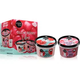 Organic Shop Glow-Berry Vibes Gift Set (Body Scrub, Body Mousse)
