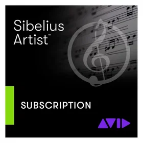Sibelius Artist Notation Software 1 Year