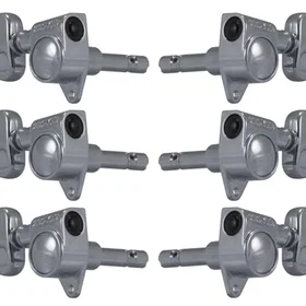 Grover 106C Original Locking Gitarhoder 3+3 Chrome