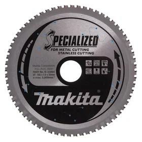 Makita Specialized Cirkelsågblad 185x30 64T Metall