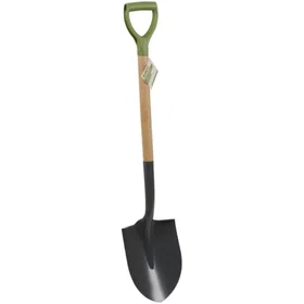 Kinzo Pelle de Jardin Robuste avec Manche en Bois et Poignée en Plastique 105 cm