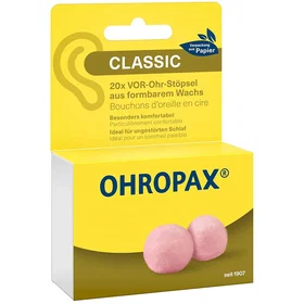 OHROPAX Classic Bouchons d'oreilles pour Confort 20 pcs