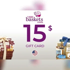 1-800-Baskets Gavekort 15 USD