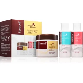 Karseell Travel Set för Kvinnor (Maca Power, Collagen, Shampoo, Conditioner)