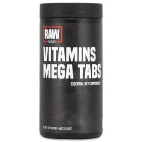 Raw Supps Vitaminer Mega Tabs 90 Tabletter