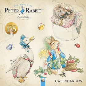 Flame Tree Publishing World of Peter Rabbit Wall Calendar 2027