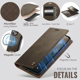CaseMe Pladefolder til iPhone 15 Pro