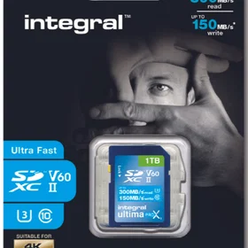 Integral SDXC UHS-II U3 CL10 V60 UP TO R-300 W-150 MBS 1TB