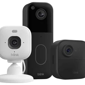 Blink Whole Home Security Kit Plus with Video Doorbell Mini 2K Outdoor 4 Camera 