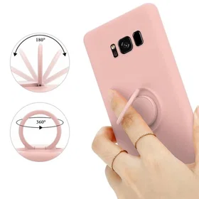 Cadorabo TPU Silicone Case with Ring for Samsung Galaxy S8 Plus
